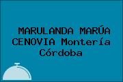 MARULANDA MARÚA CENOVIA Montería Córdoba