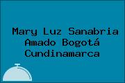 Mary Luz Sanabria Amado Bogotá Cundinamarca
