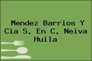Mendez Barrios Y Cia S. En C. Neiva Huila