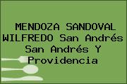 MENDOZA SANDOVAL WILFREDO San Andrés San Andrés Y Providencia