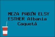 MEZA PABµN ELSY ESTHER Albania Caquetá