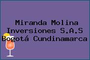 Miranda Molina Inversiones S.A.S Bogotá Cundinamarca