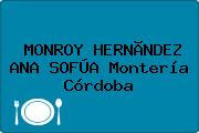 MONROY HERNÃNDEZ ANA SOFÚA Montería Córdoba