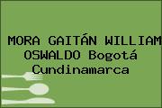 MORA GAITÁN WILLIAM OSWALDO Bogotá Cundinamarca