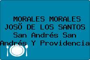 MORALES MORALES JOSÕ DE LOS SANTOS San Andrés San Andrés Y Providencia