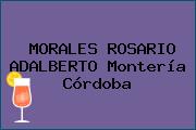 MORALES ROSARIO ADALBERTO Montería Córdoba