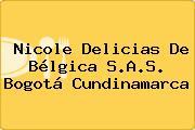 Nicole Delicias De Bélgica S.A.S. Bogotá Cundinamarca