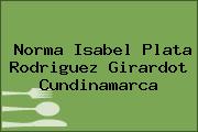 Norma Isabel Plata Rodriguez Girardot Cundinamarca