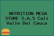 NUTRITION MEGA STORE S.A.S Cali Valle Del Cauca