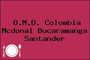 O.M.D. Colombia Mcdonal Bucaramanga Santander
