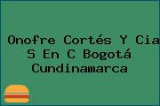 Onofre Cortés Y Cia S En C Bogotá Cundinamarca