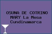 OSUNA DE COTRINO MARY La Mesa Cundinamarca