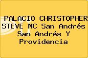 PALACIO CHRISTOPHER STEVE MC San Andrés San Andrés Y Providencia