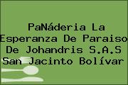 PaNáderia La Esperanza De Paraiso De Johandris S.A.S San Jacinto Bolívar