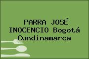 PARRA JOSÉ INOCENCIO Bogotá Cundinamarca