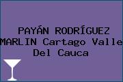 PAYÁN RODRÍGUEZ MARLIN Cartago Valle Del Cauca
