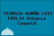 PEDROZA ROMÃN LUIS EMILIO Albania Caquetá