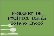PESQUERA DEL PACÍFICO Bahía Solano Chocó