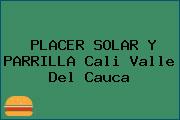 PLACER SOLAR Y PARRILLA Cali Valle Del Cauca