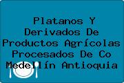 Ver platanos y derivados de productos agricolas procesados de co medellin antioquia Platanos Y Derivados De Productos Agrícolas Procesados De Co Medellín Antioquia