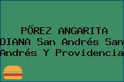 PÕREZ ANGARITA DIANA San Andrés San Andrés Y Providencia