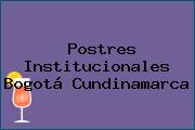 Postres Institucionales Bogotá Cundinamarca