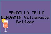 PRADILLA TELLO BENJAMIN Villanueva Bolívar