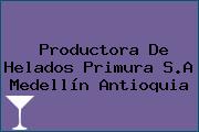 Productora De Helados Primura S.A Medellín Antioquia