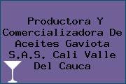 Productora Y Comercializadora De Aceites Gaviota S.A.S. Cali Valle Del Cauca