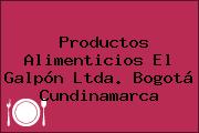 Productos Alimenticios El Galpón Ltda. Bogotá Cundinamarca