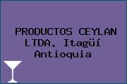 PRODUCTOS CEYLAN LTDA. Itagüí Antioquia