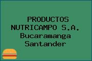 PRODUCTOS NUTRICAMPO S.A. Bucaramanga Santander