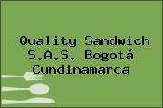 Quality Sandwich S.A.S. Bogotá Cundinamarca