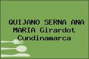 QUIJANO SERNA ANA MARIA Girardot Cundinamarca