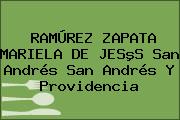 RAMÚREZ ZAPATA MARIELA DE JESºS San Andrés San Andrés Y Providencia