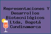 Representaciones Y Desarrollos Biotecnilógicos Ltda. Bogotá Cundinamarca