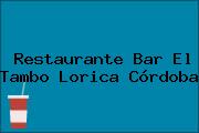Restaurante Bar El Tambo Lorica Córdoba