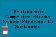 Restaurante Campestre Kiosko Grande Piedecuesta Santander