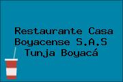 Restaurante Casa Boyacense S.A.S Tunja Boyacá