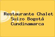 Restaurante Chalet Suizo Bogotá Cundinamarca