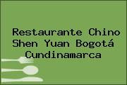 Restaurante Chino Shen Yuan Bogotá Cundinamarca