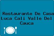 Restaurante De Casa Luca Cali Valle Del Cauca