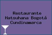 Restaurante Hatsuhana Bogotá Cundinamarca