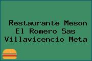 Restaurante Meson El Romero Sas Villavicencio Meta