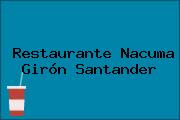 Restaurante Nacuma Girón Santander