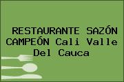 RESTAURANTE SAZÓN CAMPEÓN Cali Valle Del Cauca