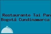 Restaurante Tai Pan Bogotá Cundinamarca