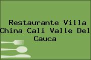 Restaurante Villa China Cali Valle Del Cauca