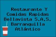 Restaurante Y Comidas Rapidas Bellavista S.A.S. Barranquilla Atlántico