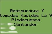 Restaurante Y Comidas Rapidas La 9 Piedecuesta Santander